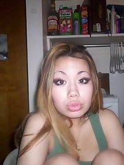 Hot lascivious Oriental fuck receives sleazy with her boyfriend